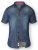 D555 DESTIN Twin Pocket Short Sleeve Vintage Denim Shirt - Skjortor - Stora skjortor - 2XL-8XL