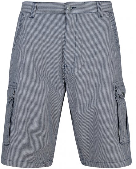 Kam Jeans 384 Stripe Shorts - Shorts - Stora shorts W40-W60
