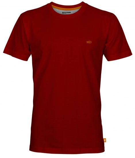 Motley Denim Stockholm T-shirt Red - T-shirts - Stora T-shirts - 2XL-14XL