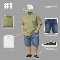 Vad ska man ha på sig i vår? 4 enkla outfits för män i stora storlekar