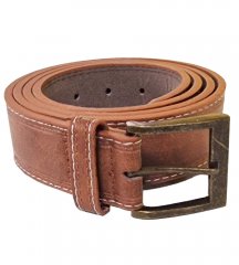 D555 Dylan Tan Bonded Leather Belt
