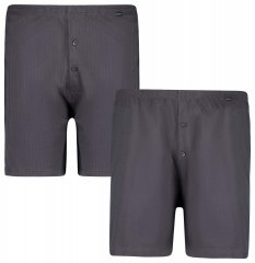 Adamo 129602 Boxershorts 2-pack Mörkgrå