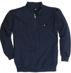 Adamo Athen Sweatshirt Half Zipper Navy