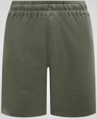 D555 Mitchell 1 Stretch Shorts med Elastisk Midja Khaki