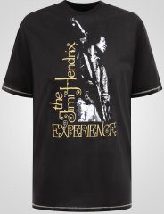 D555 Stokes Official Jimi Hendrix Experience T-shirt med tryck