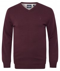 North Latitude 53133 V-Neck Knit Röd