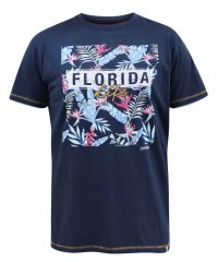 D555 Prestwick Florida Floral Printed T-Shirt