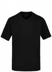 JP1880 702415 T-shirt med V-ringning Svart