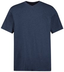 JP1880 702415 T-shirt med V-ringning Mellanblå melerad