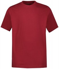 JP1880 702558 T-shirt med rund hals Mörkröd