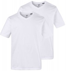 JP1880 711318 T-shirt med V-ringning 2-pack Vit