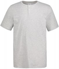JP1880 726695 Henley t-shirt Gråmelerad