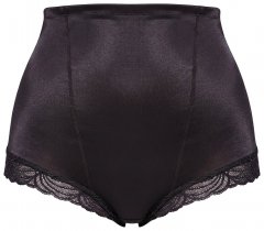 Ulla Popken 781632 Formande trosor med hög midja Brun