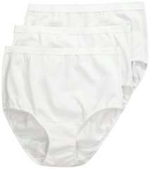 Ulla Popken 795269 Trosor med hög midja 3-pack Vit