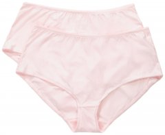 Ulla Popken 800279 Randiga trosor 2-pack Rosa