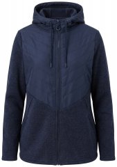 Ulla Popken 800400 Fleecefodrad jacka Mörkblå