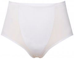 Ulla Popken 800498 Formande trosor med hög midja Vit