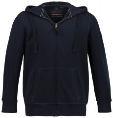 Jay-Pi 804164 Hoodie med dragkedja Mörkblå
