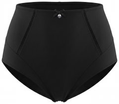 Ulla Popken 809385 Formande trosor med spets Svart