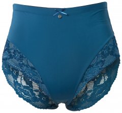 Ulla Popken 809385 Formande trosor med spets Petrol