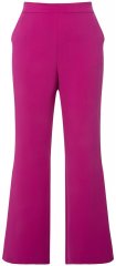 Ulla Popken 813306 Vida kostymbyxor med resårmidja Magenta