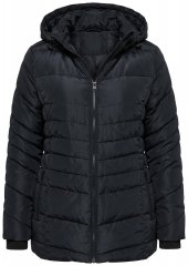 Ulla Popken 820889 Vadderad kappa Svart
