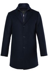 JP1880 821066 Quiltad Ullrock Mörkblå