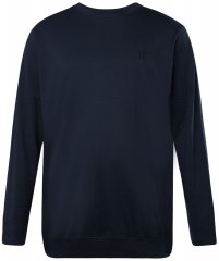 JP1880 827128 Långärmad t-shirt med magpassform Mörkblå