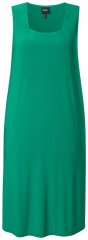 Ulla Popken 827908 Ärmlös jerseyklänning Grön