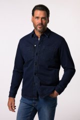 JP1880 829251 Jeansjacka med teddyfoder Mörkblå