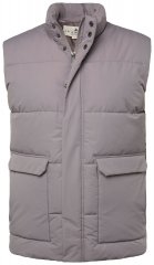 JP1880 831639 Quiltad väst i återvunnen polyester Mörkgrå