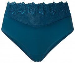Ulla Popken 832864 Stringtrosor med spets Petrol