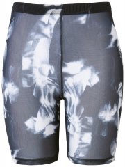 Ulla Popken 837679 Mönstrade skavskyddsshorts Mörkblå