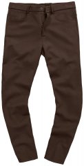 JP1880 New York Flexnamic Jerseybyxor med fem fickor Mörkbrun