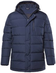 Men+ 426 Parkas med huva Mörkblå