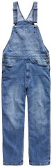 JP1880 842648 Hängselbyxor i jeans med vid passform Denimblå