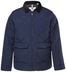 JP1880 842790 Quiltad bomberjacka i återvunnet material Mörkblå