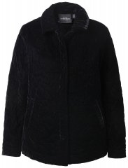 Ulla Popken 843244 Sammetsjacka Svart