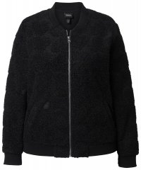 Ulla Popken 845262 Teddyjacka Svart