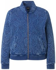 Ulla Popken 847035 Täckjacka Denimblå