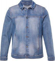STHUGE 847739 Jeansjacka i vintagelook Ljusblå