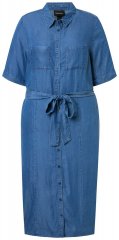 Ulla Popken 848491 Skjortklänning Denimblå