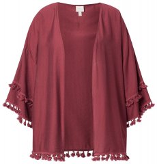 Ulla Popken 849860 Kimono Roströd