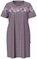 Ulla Popken 850401 Blommigt nattlinne Brun