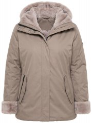 Ulla Popken 850509 Jacka i fuskpäls Taupe