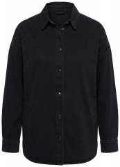 Ulla Popken 851036 Jeansjacka Antracit