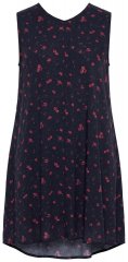 Ulla Popken 852824 Blommig klänning Svart