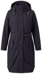 Ulla Popken 852901 Funktionskappa Svart