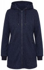 Ulla Popken 853577 Fleecejacka Mörkblå