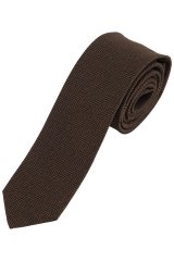 JP1880 853818 Sidenslips extralång Mörkbrun